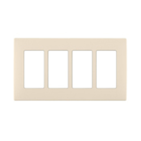 Leviton WALLPLATES RENU 4 GANG WLPLT GOLD COAST WHITE REWP4-GC